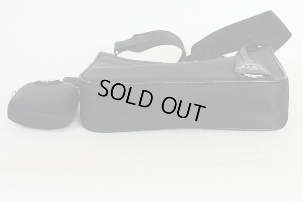 プラダ 2WAYショルダーバック 1BH204 ブラック 底