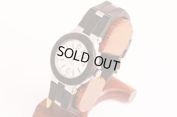 ブルガリ　ディアゴノ　ＤＧ４０ＳＶ　銀文字盤　サイド