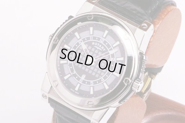 ロータリー　レボリューション　ＥＧＳ０００７　青/グレー文字盤　リバーシブル　サイド