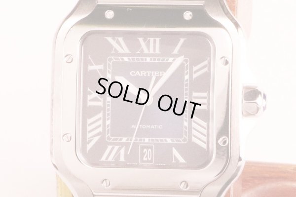 カルティエ　サントス　ドゥカルティエ　ＷＳＳＡ００１３　青文字盤　表面