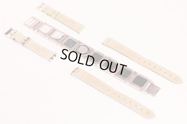 Ｃ．ディオール　ラ・パリジェンヌ　Ｄ６０－１０９　白文字盤　替えベルト