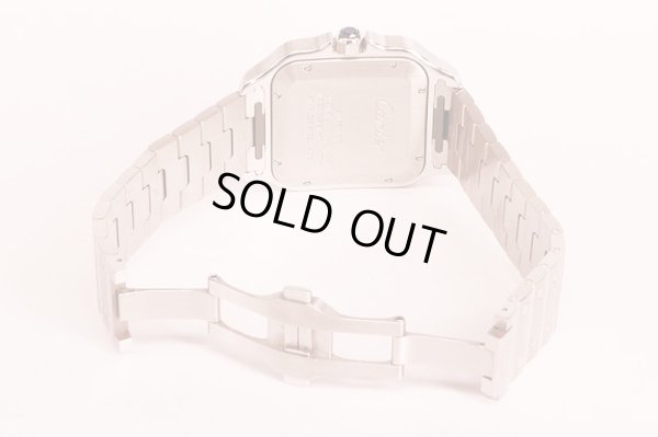 カルティエ　サントス　ドゥカルティエ　ＷＳＳＡ００１３　青文字盤　ブレス