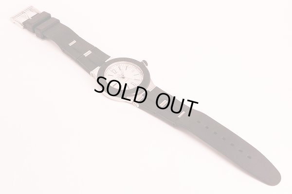 ブルガリ　ディアゴノ　ＤＧ４０ＳＶ　銀文字盤　ラバーベルト状態　表面