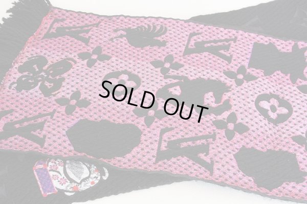 ルイヴィトン エシャルプ・ロゴマニア スーパースティション M71578 ブラック 裏面