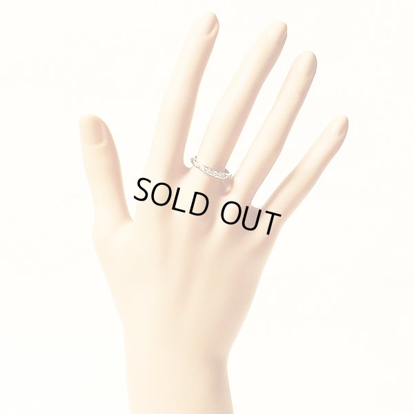 シャネル　PT950 ココ クラッシュリング J11355 4.20g　装着イメージ