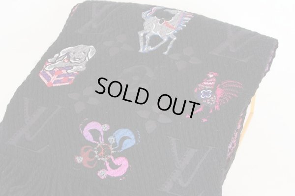 画像3: ルイヴィトン エシャルプ・ロゴマニア スーパースティション M71578 ブラック