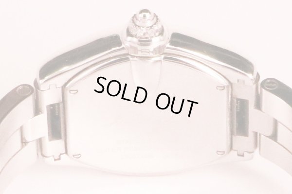 カルティエ　ロードスターＳＭ　２６７５　銀文字盤　裏面拡大