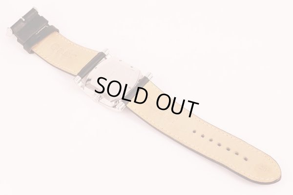 ブルガリ　アショーマ　ＡＡ４４Ｓ　グレー文字盤　革ベルト状態　裏面