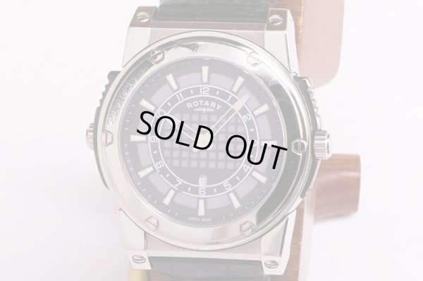 ロータリー　レボリューション　ＥＧＳ０００７　青/グレー文字盤　リバーシブル　表面