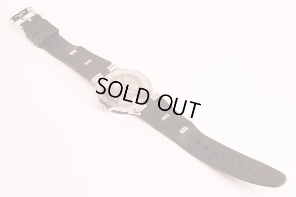 ブルガリ　ディアゴノ　ＤＧ４０ＳＶ　銀文字盤　ラバーベルト状態　裏面