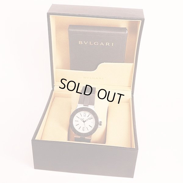 ブルガリ　ディアゴノ　ＤＧ４０ＳＶ　銀文字盤　箱・保証書
