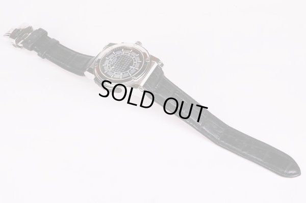 ロータリー　レボリューション　ＥＧＳ０００７　青/グレー文字盤　革ベルト状態