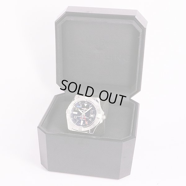 ブライトリング　アベンジャーIIＧＭＴ　Ａ３２３９０　黒文字盤　箱