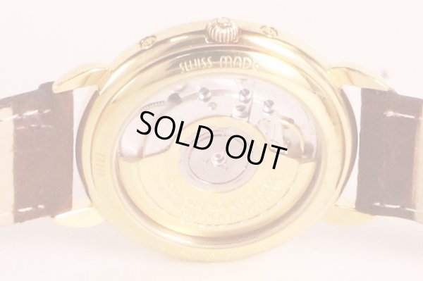 モーリス・ラクロア　トリプルカレンダームーンフェイス　１３１１１　白文字盤　裏面拡大