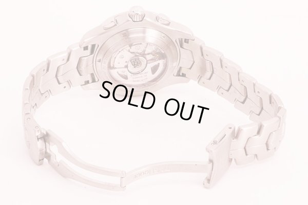 タグホイヤー　リンク　クロノグラフ　ＣＪＦ２１１９　２０１０年限定　黒文字盤　ブレス