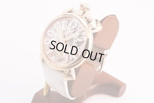 ガガミラノ　マニュアーレ４８　５３１１．０１　両面スケルトン文字盤　サイド