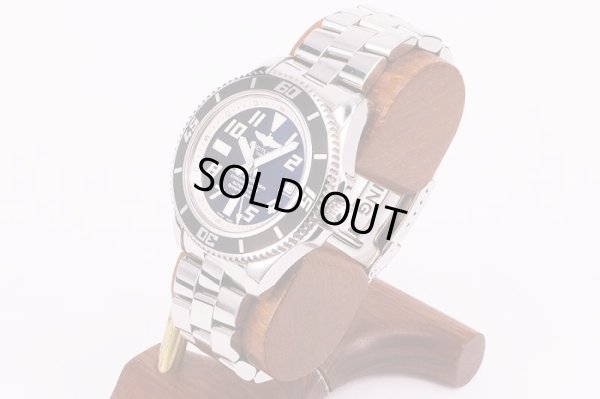 ブライトリング　スーパーオーシャンII４２　Ａ１７３６４　黒文字盤　サイド