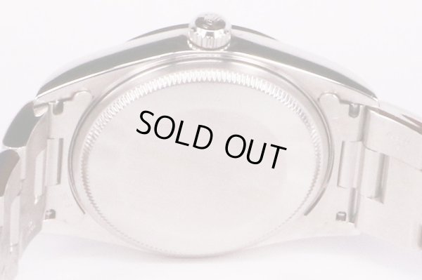 ロレックス　エアキング　１４０００　Ｕ６９４７６５　青３６９文字盤　裏面拡大