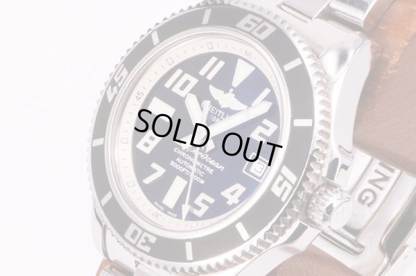 ブライトリング　スーパーオーシャンII４２　Ａ１７３６４　黒文字盤　サイド拡大