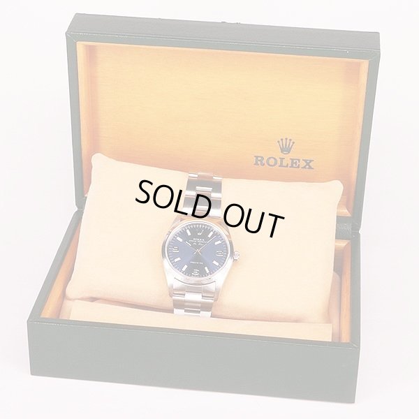 ロレックス　エアキング　１４０００　Ｕ６９４７６５　青３６９文字盤　箱