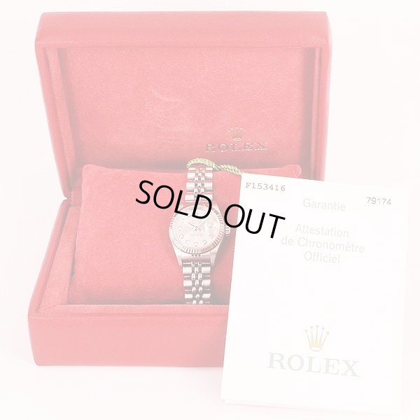 ロレックス　７９１７４Ｇ　Ｆ１５３４１６　銀文字盤　新１０Ｐ　箱・保証書