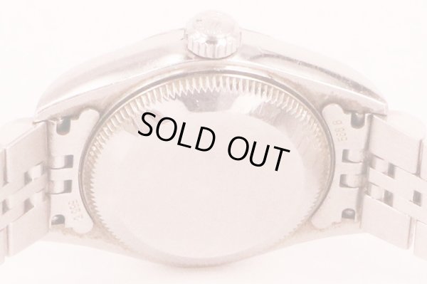 ロレックス　７９１７４Ｇ　Ｆ１５３４１６　銀文字盤　新１０Ｐ　裏面拡大