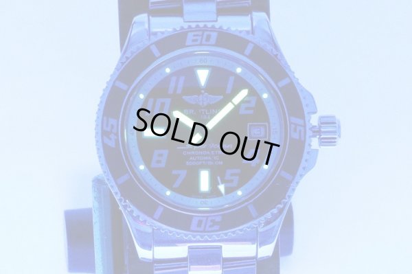 ブライトリング　スーパーオーシャンII４２　Ａ１７３６４　黒文字盤　ライト