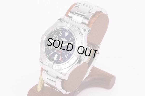 ブライトリング　アベンジャーIIＧＭＴ　Ａ３２３９０　黒文字盤　サイド