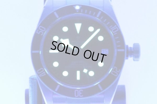 チューダー　ヘリテージ　ブラックベイ　７９７３３Ｎ　黒文字盤　ライト