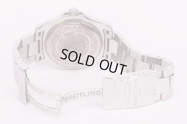 ブライトリング　アベンジャーIIＧＭＴ　Ａ３２３９０　黒文字盤　ブレス