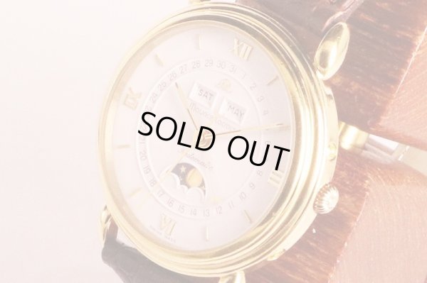 モーリス・ラクロア　トリプルカレンダームーンフェイス　１３１１１　白文字盤　サイド拡大