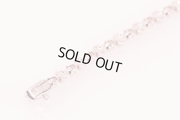 画像5: タサキ　PT900 ダイアイリブレスレット 0.85ct 14.20g