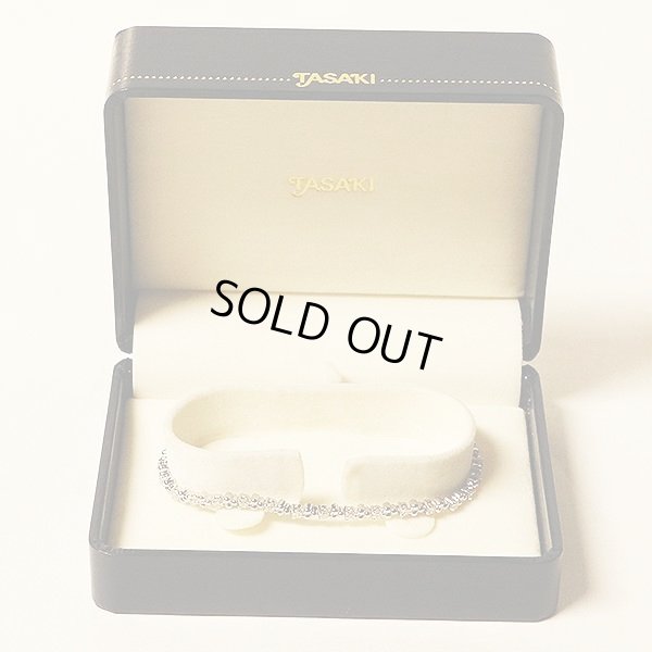 タサキ　PT900 ダイアイリブレスレット 0.85ct 14.20g　箱