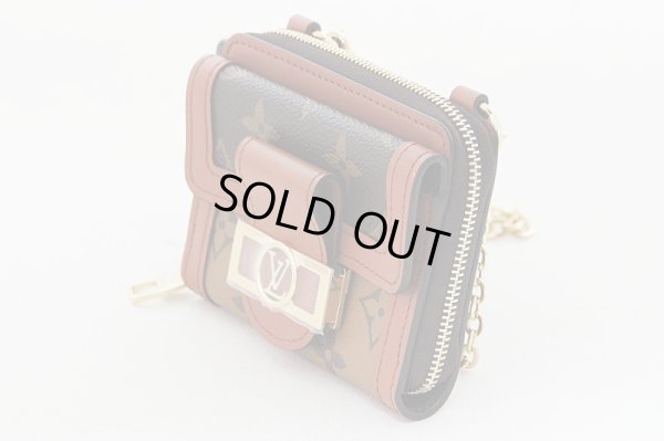 ルイ・ヴィトン　ミニ・ポルトフォイユ・コンパクトドーフィーヌ M80724　サイド