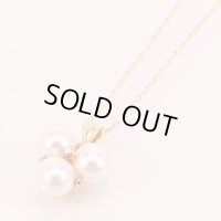 ミキモト　K18 パールダイアイリペンダントネックレス 4.00g