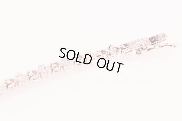 画像6: タサキ　PT900 ダイアイリブレスレット 0.85ct 14.20g