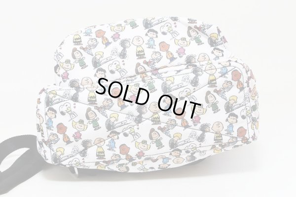 マークジェイコブス ラージ バックパック M0016562 ホワイト/スヌーピー  底