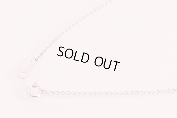 ミキモト　K18WG パールダイアイリペンダントネックレス 6.0-7.5mm 4.40g　留め具外したイメージ