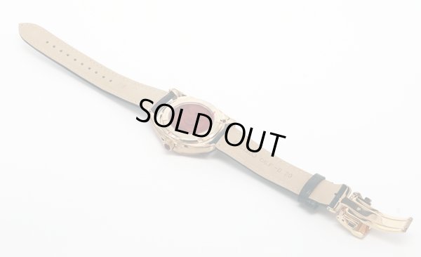 セイコー　ブライツ　ＳＤＧＣ０３０　ボルドー文字盤　コットンクラブ限定　革ベルト状態　裏面