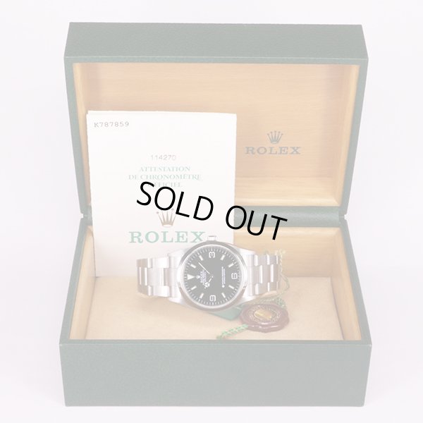 ロレックス　１１４２７０　Ｋ７８７８５９　エクスプローラーI　黒文字盤　箱・保証書