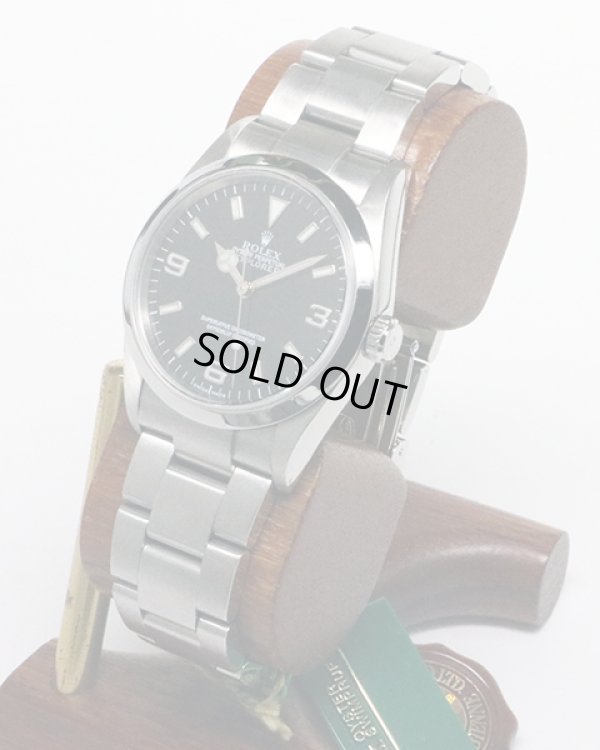 ロレックス　１１４２７０　Ｋ７８７８５９　エクスプローラーI　黒文字盤　サイド