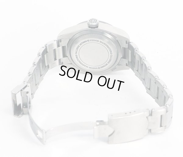 チューダー　７９２３０Ｂ　Ｑ１４３３８３　黒文字盤　紺ベゼル　ブレス