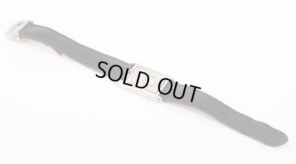 カルティエ　タンク　バスキュラントＳＭ　２３８６　白文字盤　革ベルト状態　表面