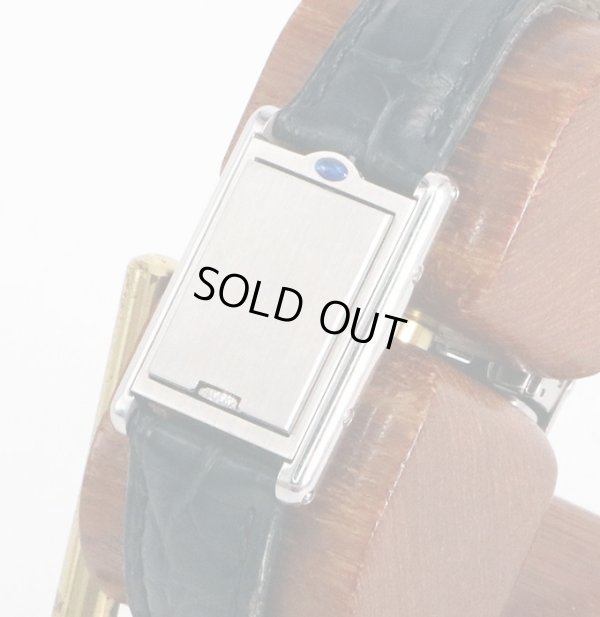 カルティエ　タンク　バスキュラントＳＭ　２３８６　白文字盤　裏返しイメージ(3)