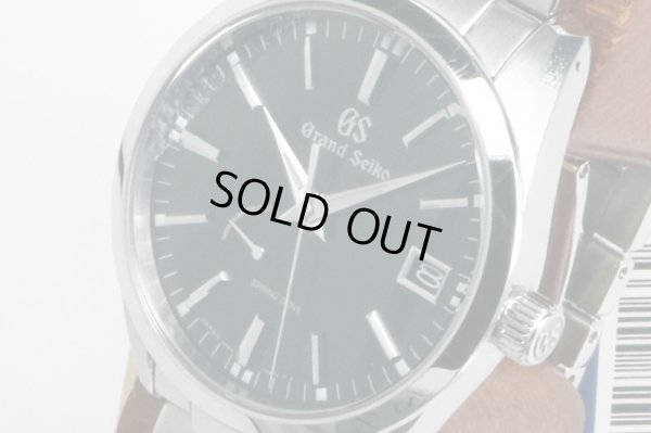 グランドセイコー　ＳＢＧＡ３０１　スプリングＤ　９Ｒ６５－０ＢＭ０　黒文字盤　サイド拡大