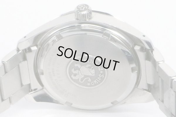 グランドセイコー　ＳＢＧＡ３０１　スプリングＤ　９Ｒ６５－０ＢＭ０　黒文字盤　裏面拡大