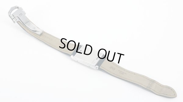 カルティエ　タンク　バスキュラントＳＭ　２３８６　白文字盤　革ベルト状態　裏面