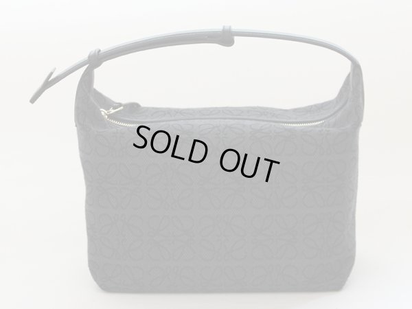 ロエベ アナグラム キュービィバック A906K68X04 ブラック 裏面