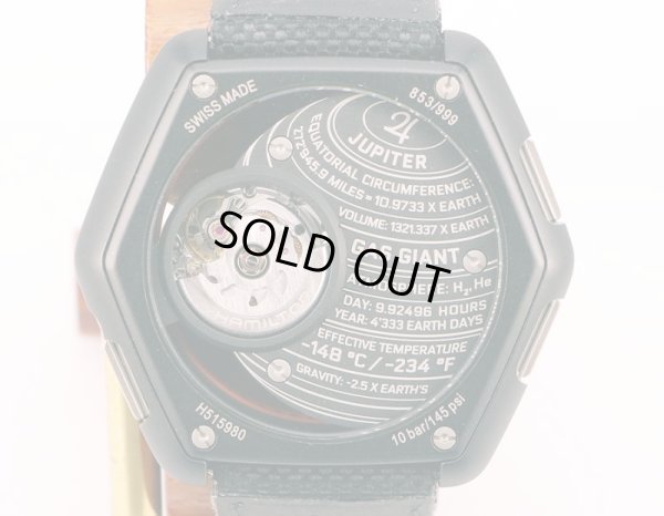 ハミルトン　アメリカンクラシック　ＯＤＣ　Ｘ－０３　Ｈ５１５９８０　木星文字盤　裏面拡大