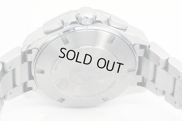 タグホイヤー　アクアレーサー　キャリバー１６　ＣＡＹ２１１０－０　黒文字盤　裏面拡大